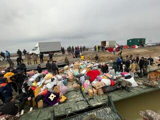 В Актюбинской области по переправе на реке Ойыл военные эвакуировали 150 местных жителей