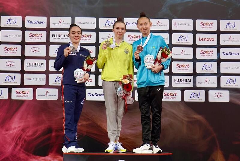 Столичные гимнастки завоевали 11 медалей на чемпионате Азии