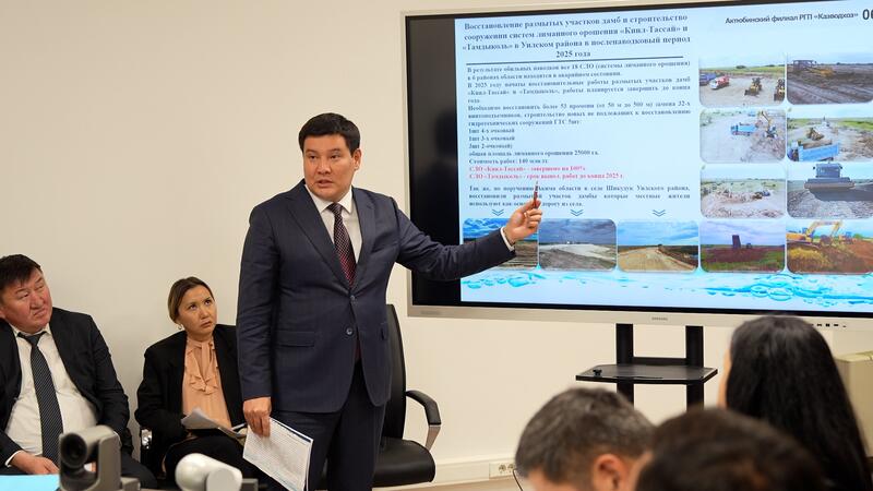 Капитальная реконструкция крупнейшего водохранилища Актюбинской области стартует в следующем году