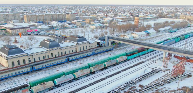 В Казалинском районе введён в эксплуатацию мост через железную дорогу