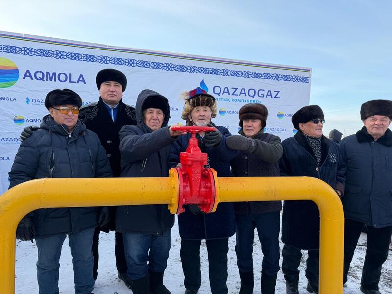 100 км газовых сетей: Караоткель Целиноградского района подключили к голубому топливу раньше срока