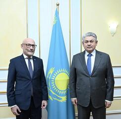 Министр иностранных дел Казахстана принял Посла Эстонии