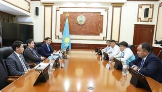 Нурдаулет Килыбай принял чемпиона мира по джиу-джитсу Жанибека Абу-Бакира