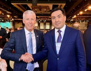 На CERAWeek в Хьюстоне состоялась встреча Министра энергетики Ерлана Аккенженова с Министром энергетики США Кристофером Райтом