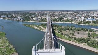 В Семее полностью заменят асфальтовое покрытие подвесного моста