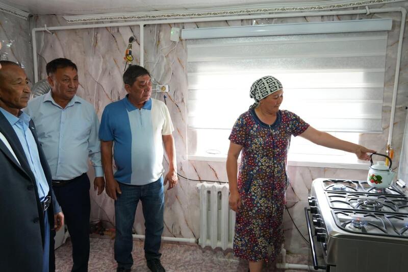 Показатель газификации Мугалжарского района достиг 97%