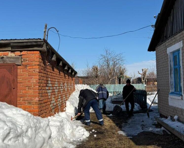 В Алтынсаринском районе прошла акция «Снежный десант»