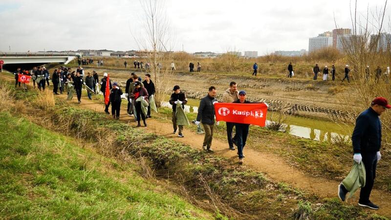 Более тысячи банкиров поддержали экологическую акцию «Таза Қазақстан» в Астане
