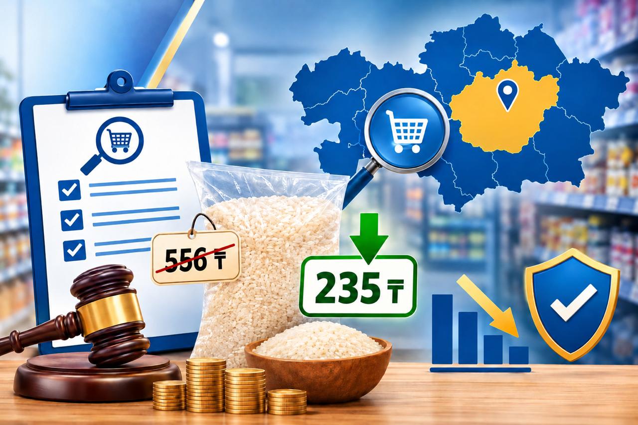 В Карагандинской области выявлены нарушения при формировании цен на продукты питания