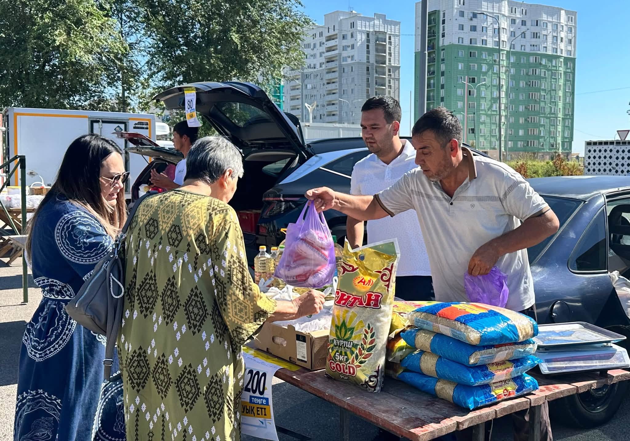 ҚҰРЫЛТАЙ САЙЛАУЫНА ОРАЙ ТҮРКІСТАНДА ЖӘРМЕҢКЕ ӨТТІ