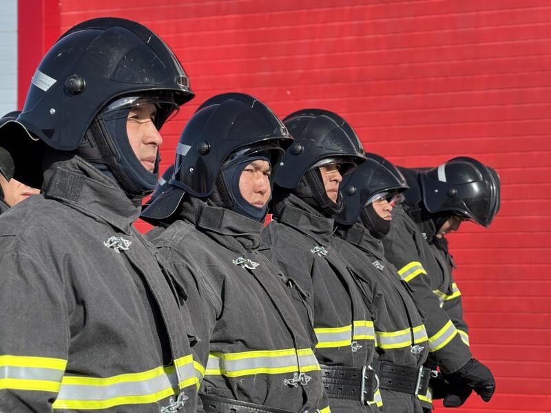 В селе Кеген открыто новое пожарное депо, обеспечивающее защиту 34 населённых пунктов