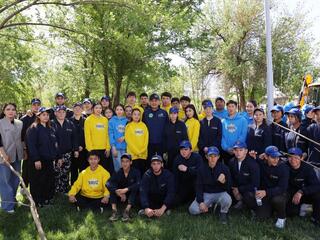 Жители Жамбылской области присоединились к акции «Таза Қазақстан»