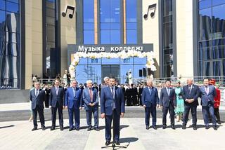 Состоялось открытие нового здания музыкального высшего колледжа имени Казангапа