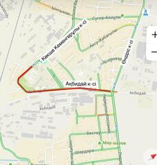 Участок улицы Акбидай закрыт в связи с ремонтными работами в Астане