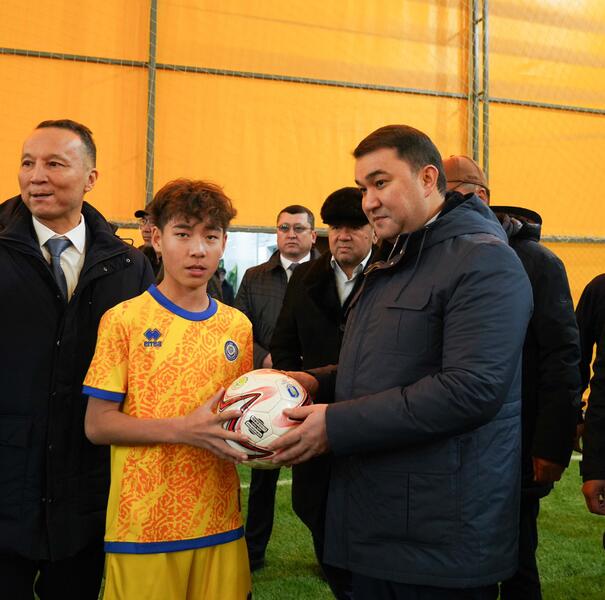 ТУРКЕСТАН: В КАЗЫГУРТСКОМ РАЙОНЕ ОТКРЫЛСЯ СОВРЕМЕННЫЙ СПОРТИВНЫЙ КОМПЛЕКС