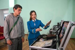 Военнослужащие Министерства обороны встретились с сельской молодежью