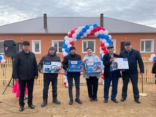 Четыре семьи отметили новоселье в Жанааркинском районе