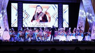 В Караганде поздравили с юбилеем народного артиста Казахстана Кайрата Байбосынова  