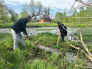 Реки и родники очистили в Урджарском районе