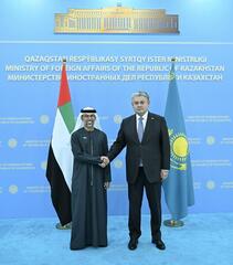 Казахстан и Эмираты подтверждают стремление к дальнейшему укреплению всестороннего сотрудничества
