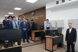 Заместитель министра внутренних дел ознакомился с цифровыми проектами полиции в Карагандинской области