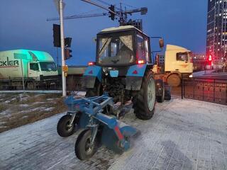 В Астане выпали осадки. Коммунальные службы работают в усиленном режиме