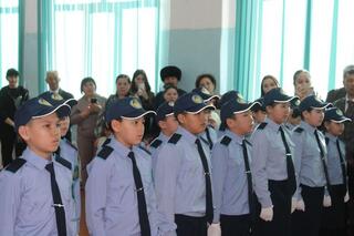 В Катон-Карагайском районе открыли новый полицейский класс имени героя-полицейского