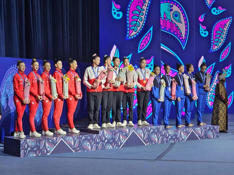 Столичные гимнастки завоевали бронзовую медаль на третьем этапе Кубка мира