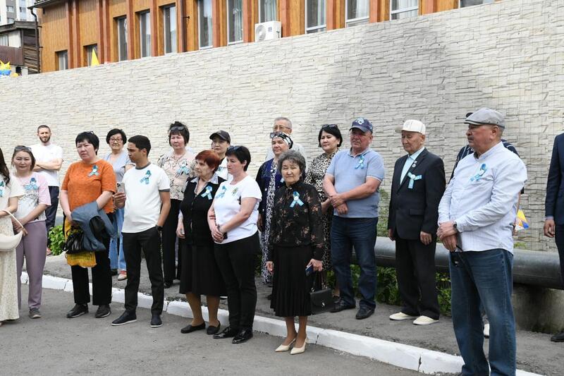 В Астане установили мемориальную доску ветерану Великой Отечественной войны Шаяхмету Касымову