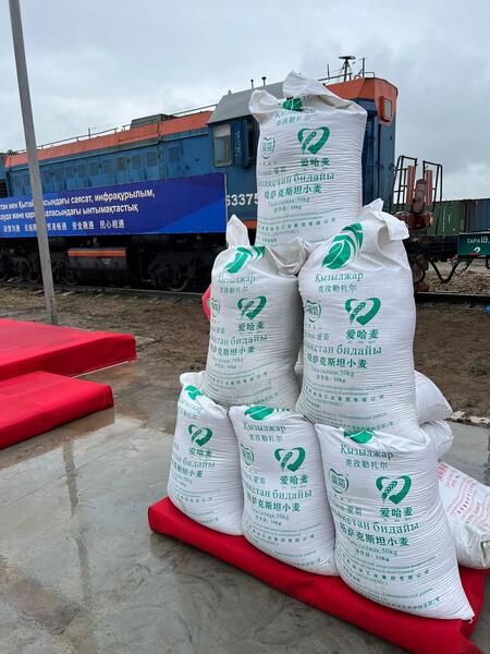 Первую партию североказахстанского зерна отправили в Китай