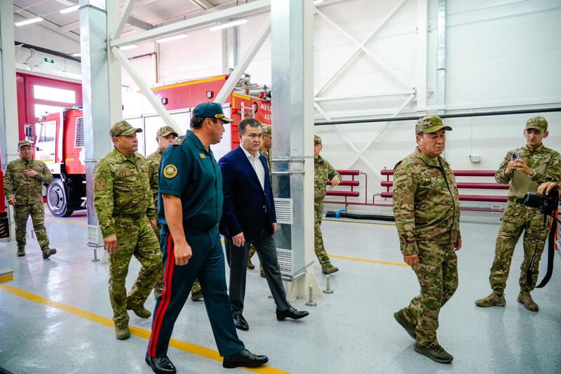 Пожарное депо открыли в Астане