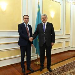 Глава МИД Казахстана принял Посла Литвы