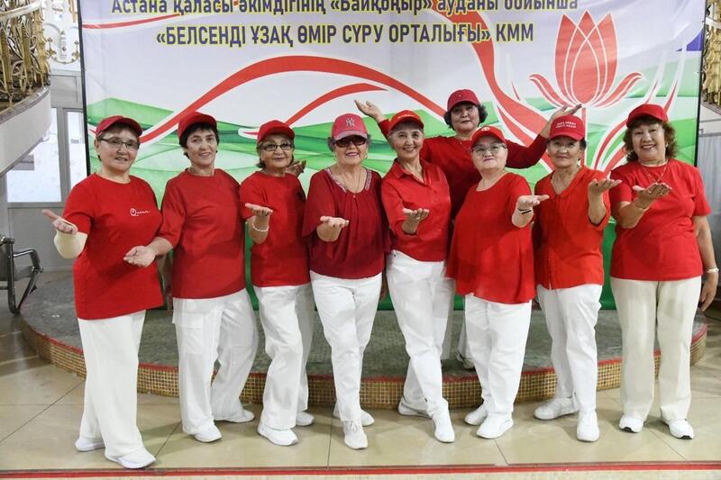 В Астане прошел танцевальный фестиваль среди людей пенсионного возраста