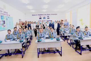В Актобе открылся класс “Жас сақшы” имени Алии Молдагуловой