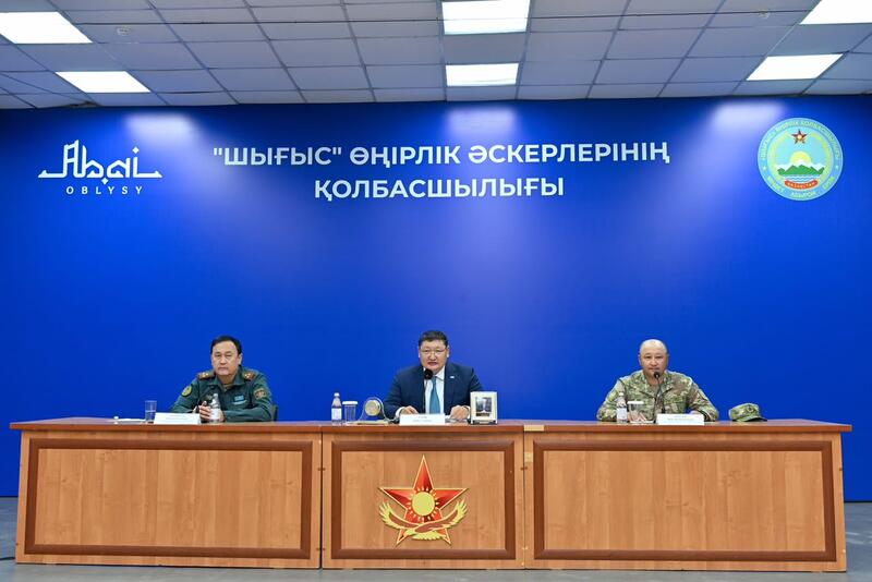 Аким области посетил воинскую часть