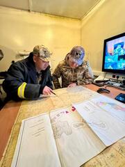 В Павлодарской области продолжается тушение степного пожара