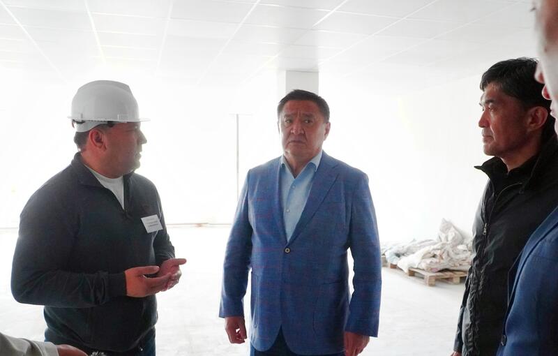 Аким области раскритиковал темпы строительства Дворца спорта в Щучинске