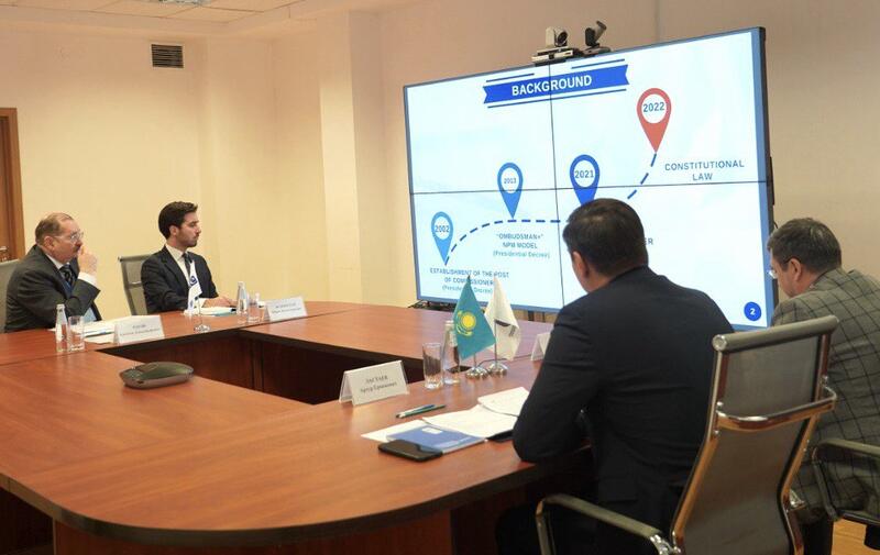 Омбудсмен провел встречу с Главой Офиса ОБСЕ в Астане