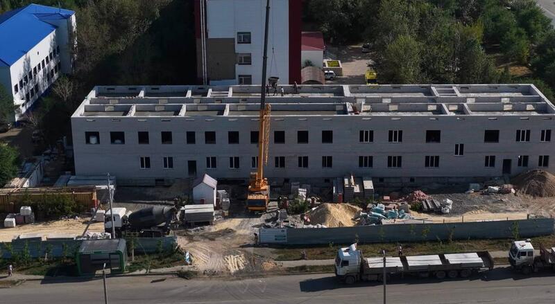 Модернизация сельского здравоохранения: за счет средств Спецгосфонда в трех районных больницах строятся пристройки