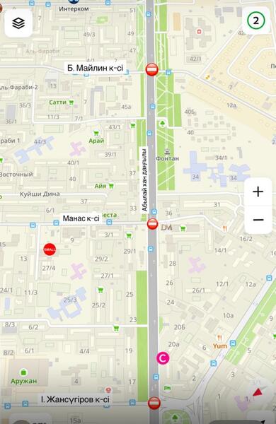 Какие участки дорог закрыты на ремонт в Астане