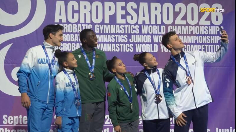 Карагандинский дуэт завоевал серебро чемпионата мира по спортивной акробатике