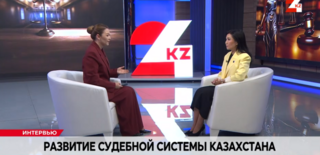 Член Высшего Судебного Совета Салтанат Жунуспекова приняла участие в программе «Интервью» на телеканале «24 KZ»