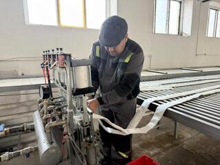 В Актобе открыт первый в стране завод по производству пожарных рукавов