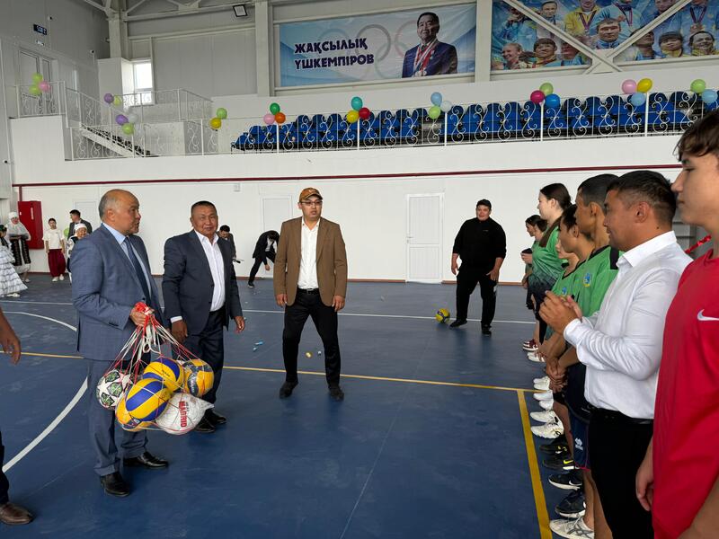 В Мойынкумском районе открыт новый спортивный комплекс