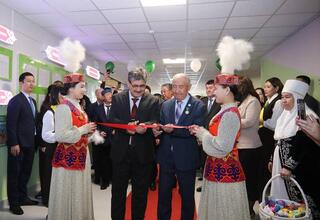 В Жанаозене в рамках национального проекта «Келешек мектептері» открылась новая школа на 1200 мест