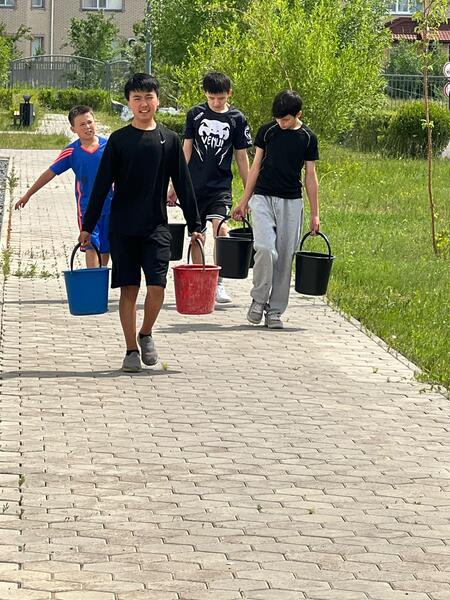 Воспитанники столичной спортшколы присоединились к масштабной экоакции «Таза Қазақстан»