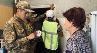 В регионах проводится акция по обеспечению пожарной безопасности в жилом секторе