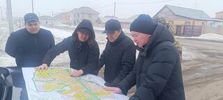 В Акмолинской области усилены противопаводковые меры: вывоз снега ведётся круглосуточно