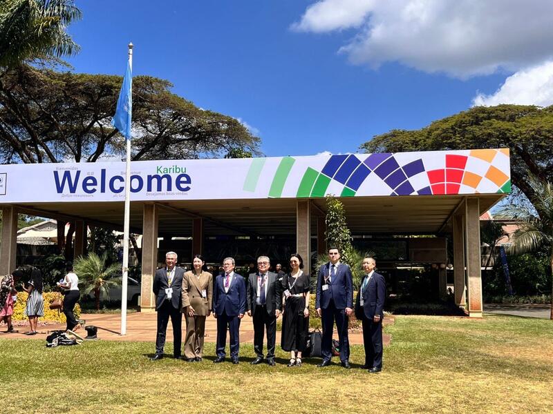 Казахстанская делегация принимает участие в работе ЮНЕА-7