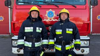 30-летие МЧС: опоры и хранители службы — капитан Улан Нурбеков и старшина Равиль Шарафудинов